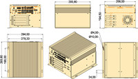 PC industriel de 12e génération, 10 ports LAN GbE et 4 ports série, mini-PC avec solution alimentée par une carte graphique pour l'informatique de pointe, la vision industrielle