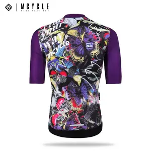 Mcycle Atacado de Alta Qualidade Ciclismo Desgaste Verão Estrada Mountain Bike Jersey Mulheres Slim Fit Manga Curta Pro Ciclismo Jersey