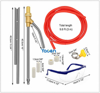Kit de sablage pour nettoyeur haute pression, noyau en céramique, élimination de la rouille, 3200 PSI, raccord rapide 1/4 pouce