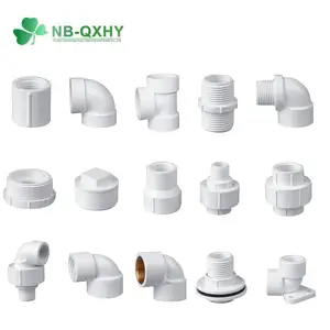 Free Sample Customization PVC BSPT Fittings Thread Female Elbow Male Coupling Plastic Adapter
