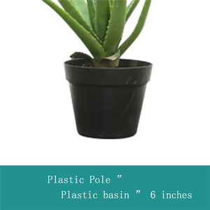 Planta falsa <span class=keywords><strong>de</strong></span> precio barato al por mayor <span class=keywords><strong>de</strong></span> alta simulación <span class=keywords><strong>de</strong></span> 45cm <span class=keywords><strong>de</strong></span> altura, planta suculenta <span class=keywords><strong>de</strong></span> aloe <span class=keywords><strong>vera</strong></span> artificial verde en maceta para decoración del hogar - Product Image 5