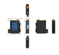 Milesgo HMI2004-ARM-4G Gateway IoT 4G, Controlador de Monitoreo Remoto Industrial para PLC, BMS y Automatización