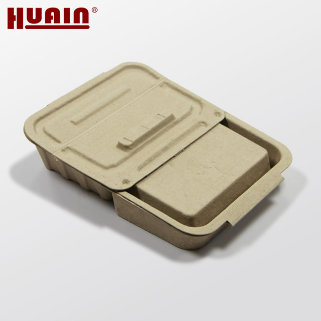 Customised Eco-friendly Biodegradable Compostable Food Grade Corrugated Pulp Packaging Boxes with Inner Lining