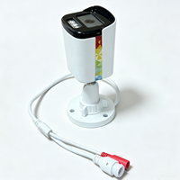 Caméra de sécurité IP POE compatible Hik 2K 4MP, caméra bullet étanche IP65, audio bidirectionnel, détection de mouvement, vision nocturne, livraison gratuite
