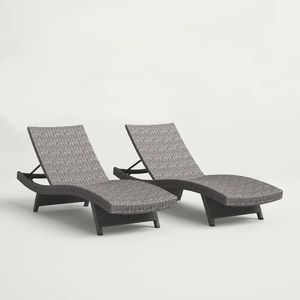 Chaise longue de plage Chaise longue en <span class=keywords><strong>osier</strong></span> Lit en rotin Chaise longue Chaises longues Piscine de <span class=keywords><strong>jardin</strong></span> Chaise longue extérieure pour piscine d'hôtel - Product Image 6