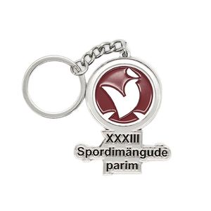 Durable Zinc Alloy Iron Custom Metal Keychain for Celebration Event Company Logo Souvenir Gold <b>Key</b> Chain - Product Image 3