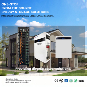 Estación de Energía Portátil LiFePO4 51.2V 48V 100Ah 200Ah 300Ah ESS, Almacenamiento de Energía Móvil con Ruedas, Batería de Respaldo de 15KWh para Exteriores - Product Image 2