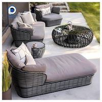 Ensemble de table et de chaises de bistrot d'extérieur Prima Premium, en aluminium léger, pour petit balcon ou jardin