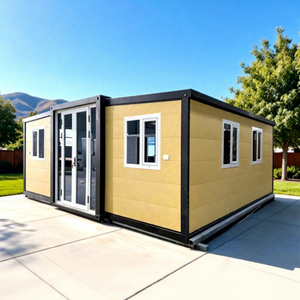 Contenedor Prefabricado Expandible de 20, 30 y 40 Pies para Aula Escolar, Sala de Capacitación, Envío en 20 Días, Casa Moderna Plegable Tipo Villa - Product Image 1
