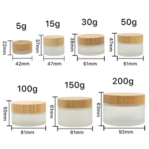 <span class=keywords><strong>Frascos</strong></span> Esmerilados <span class=keywords><strong>de</strong></span> Lujo para Mantequilla Corporal Cosmética en Envases <span class=keywords><strong>de</strong></span> Vidrio con <span class=keywords><strong>Tapa</strong></span> <span class=keywords><strong>de</strong></span> Bambú para Crema Facial y <span class=keywords><strong>Tapa</strong></span> <span class=keywords><strong>de</strong></span> <span class=keywords><strong>Madera</strong></span> - Product Image 2