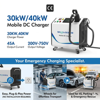 Cargador Rápido para Vehículos Eléctricos de Corriente Continua, Móvil y Fijo, 30kW |   Alta Eficiencia del 95%, Energía Trifásica para Automóviles, Autobuses y Vehículos de Logística