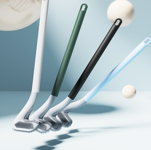 Factory Direct Sales Silicone Wc Toilet Brush Soft Bristles Brush Cleaning Brush For Wc Accessories