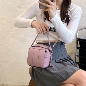 Best Selling Female New Color Collision Personality Daily <b>Shoulder</b> Square <b>Bag</b> Simple Crossbody Weaving Women's <b>Shoulder</b> <b>Bag</b> - Product Image 4
