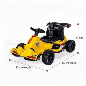 Kart électrique 12V pour enfants, 390 W, double moteur, musique dynamique LED, cadeau d'anniversaire éducatif pour bébés, <span class=keywords><strong>voiture</strong></span> jouet - Product Image 5