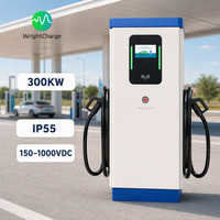 Station de recharge rapide DC pour zone de services routière, chargeur EV double pistolet, OCPP 1.6J, IP55, écran LCD 7 pouces, conception modulaire, WrightCharge