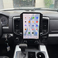 Reproductor de DVD para Auto de 14.5 Pulgadas, Radio Android con Pantalla Táctil, Navegación GPS, Carplay para Dodge Ram 1500 2008-2014