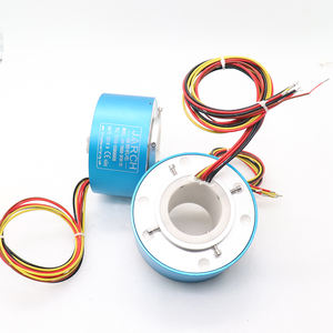 Anneau collecteur rotatif 100 mm, 30 circuits, 20 A, pour alimentation, Ethernet, signaux de capteurs pour robots - Product Image 1