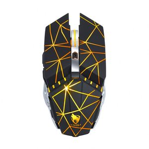 Ratón Inalámbrico Óptico Recargable X514 RGB 2.4G, Ratón Silencioso para Juegos de Computadora, USB Mecánico, Retroiluminado para eSports, Ratón Gamer para PC - Product Image 2