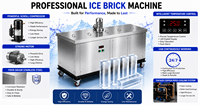 Machine à fabriquer des blocs de glace industriels de 500 kg, machine à blocs de glace, machine à glace en blocs