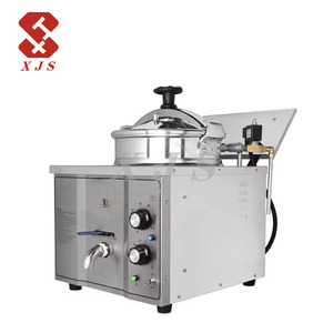 Freidora a presión de mesa eléctrica, pequeña freidora a presión de pollo <span class=keywords><strong>Mcdonalds</strong></span> equipo de cocina máquinas freidoras de pollo comerciales - Product Image 1
