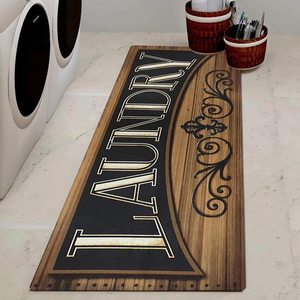 Giặt ủi phòng Runner rug chống trượt cao su giặt sàn <span class=keywords><strong>Mat</strong></span> bền có thể giặt thảm cho nhà vệ sinh nhà bếp Thảm chùi chân trang trại trang trí nội thất - Product Image 1