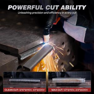 Cortadora de Plasma ARCCAPTAIN CUT50 50A 110/220V de Doble Voltaje IGBT de 1/2 Pulgada para Corte Limpio 2T/4T para Principiantes y Bricolaje - Product Image 2