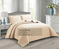Prix Usine Personnalisé Ensemble Jeté de Lit et Couette Parure de Draps pour Hôtellerie Très Grand Lit Coton