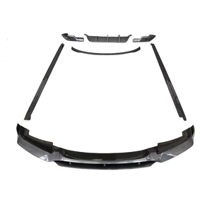 Paraurti auto carbonio Look <span class=keywords><strong>Sport</strong></span> nero Samurai anteriore labbro posteriore diffusore tutto corpo Aero Kit per <span class=keywords><strong>BMW</strong></span> X6 F16 - Product Image 4