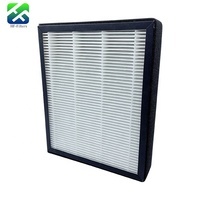 Filtre HEPA H13 et charbon actif personnalisé EN779, haute efficacité, remplacement pour la filtration des purificateurs d'air