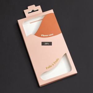 Waterproof Personalised Folding Paper <b>Cardboard</b> Box Hard Phone Case Empty Mobile Phone Boxes - Product Image 1