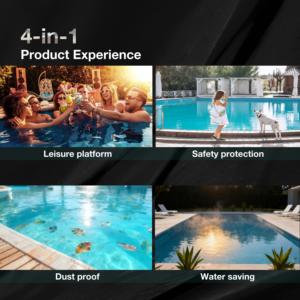 Cubierta <span class=keywords><strong>para</strong></span> Piscina de Acero Inoxidable Resistente YOLO-POOL, Fácil de Montar, Aislamiento de Residuos, Seguridad <span class=keywords><strong>para</strong></span> <span class=keywords><strong>Piscinas</strong></span> Residenciales <span class=keywords><strong>Pequeñas</strong></span> - Product Image 4