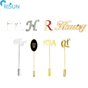 Stunning alphabet lapel pins for Decor and Souvenirs - Alibaba.com