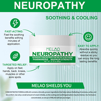 Crème de soulagement des nerfs neuropathie naturelle de marque privée pour les douleurs musculaires et articulaires à action rapide des pieds pommade de soin apaisante