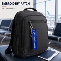 Porte-clés brodé F-35 Finlande, motif avion, personnalisé, pour vêtements, sacs, cadeaux
