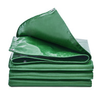 Bâche en PVC sur mesure en tissu polyester tissé, imperméable, anti-UV, verte, robuste, 500/650 g/m², pour toiture