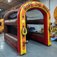 Jeu de sport gonflable d'extérieur, jeu de lancer gonflable pour les événements de parcs d'aventure