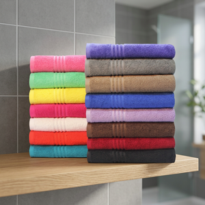 Toalla de baño suave de algodón 100% de alta calidad para Hotel, Spa, secado rápido, lujo, el mejor precio, venta al por mayor, hecho en la India - Product Image 1