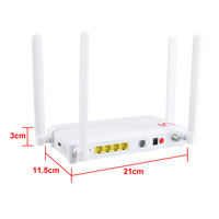 UTKing AX3000 ONT de Alta Velocidad XP6495T WIFI6 2.4G&5G Gigabit 4GE CATV TR069 SmartOLT Módem VoIP Soluciones PON XPON GPON Wifi 6