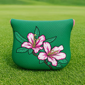 Fundas de cuero PU para palos de golf de diseño OEM, cubiertas personalizadas de cuero para palos de golf tipo mallet - Product Image 4