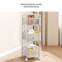 Étagère rotative pour légumes de cuisine, sur pied, 3 niveaux, en acier au carbone, pour espaces étroits, organisateur de bureau