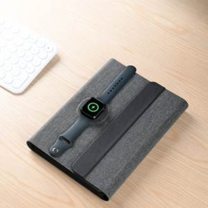 Cargador Inalámbrico Magnético, Banco de Energía, Cuaderno 3 en 1, <span class=keywords><strong>Carga</strong></span> Rápida de 15w, Cuaderno A5 de Cuero PU para Reuniones, Bloc de Notas Creativo - Product Image 3