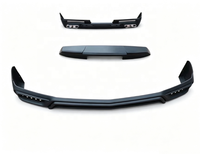 Kit carrosserie en fibre de carbone style Zero pour Cadillac Escalade : lèvre avant, jupes latérales, diffuseur arrière, spoiler