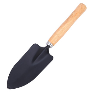 <b>Garden</b> Hand <b>Tools</b> 3 Piece Set Wooden Handle Shovel Fork Rake Durable Iron Parts For Planting And Digging - Product Image 2