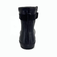 Bottes de pluie en caoutchouc imperméables antidérapantes pour hommes YL-25453 de haute qualité, noires, pour l'extérieur