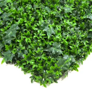 인공 울타리 패널 야외 장식 수직 단풍 생활 녹색 매달려 인공 식물 잔디 벽 회양목 울타리