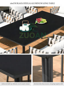 ZUOAN-Silla de ratán para jardín, mesa de centro para restaurante al aire libre, conjunto de <span class=keywords><strong>comedor</strong></span>, muebles de patio - Product Image 4