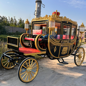 Voiturette royale noire, transport spécial, voitures neuves, voitures anciennes, véhicules royaux, prix d'usine, voiturette électrique à vendre - Product Image 1