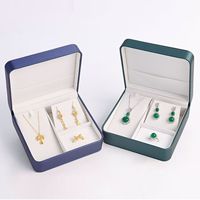 Boîte de rangement pour bijoux de voyage en cuir PU rectangulaire de luxe portable, organiseur de bijoux, boîte de rangement pour bijoux, porte-bijoux, collier, bague, boucles d'oreilles