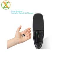 G10 Smart Voice Remote Control 2.4G RF Gyroscope Wireless Air Mouse dengan Mikrofon untuk Android TV Box