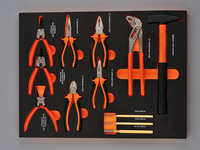 Kit d'outils de réparation automobile, mécanique, chariot à tiroirs avec roulettes, 214 pièces
